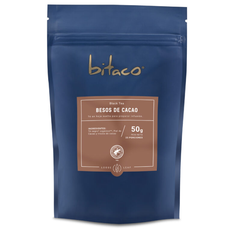 TE NEGRO BESOS DE CACAO X 50 GR BITACO - Imagen 1
