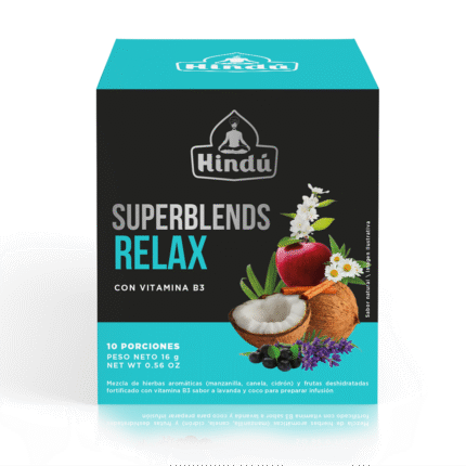 ALIMENTOS Y BEBIDAS SUPERBLENDS RELAX (Caja X 10 Sobres) HINDÚ HINDU