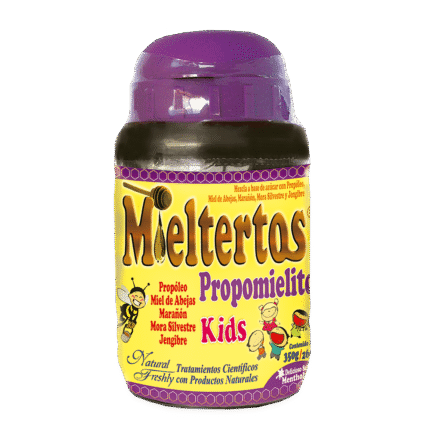 BIENESTAR Y NUTRICION MIELTERTOS PROPOMIELITO KIDS POTE X 350G NATURAL FRESHLY NATURAL FRESHLY