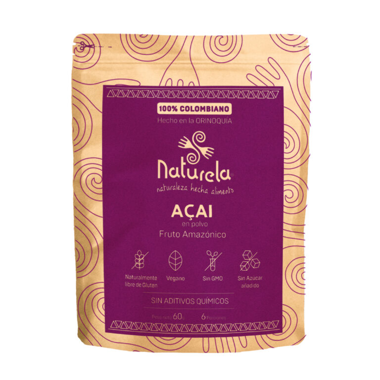 ACAI ALIMENTO POLVO (100% Natural X 60 GR) NATURELA - Imagen 1