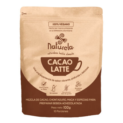 ALIMENTOS Y BEBIDAS CACAO LATTE (Paquete X 100 GR) NATURELA BEBIDAS