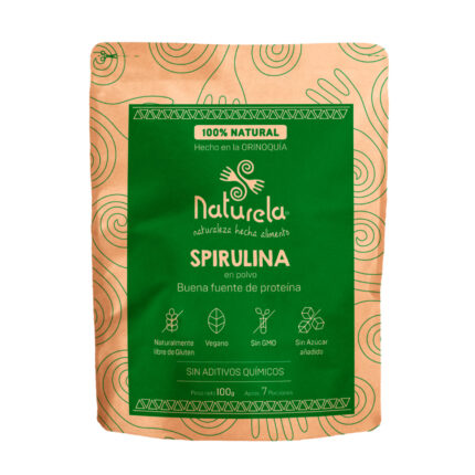 ALIMENTOS Y BEBIDAS SPIRULINA EN POLVO (100% Natural X 100 GR) NATURELA ALIMENTO EN POLVO