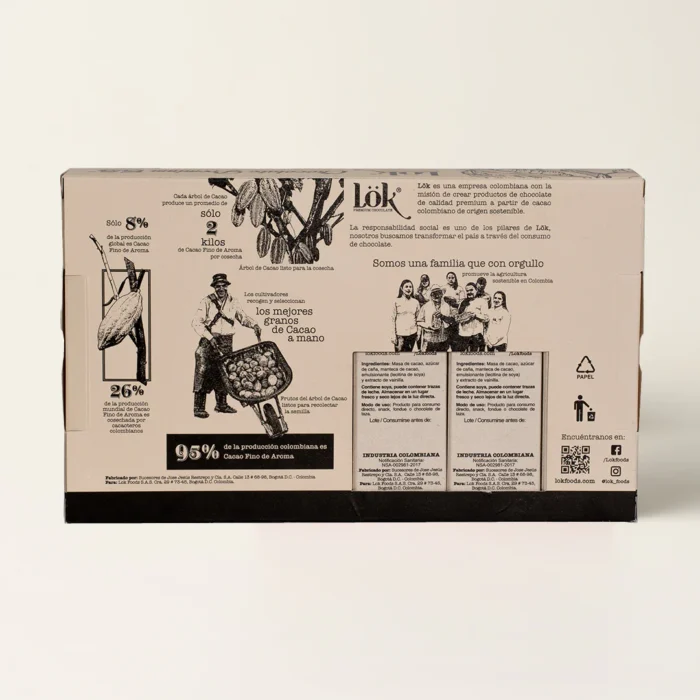 LOK CHOCOLATINA: DOCEPACK BARRAS AL 85% - Imagen 2