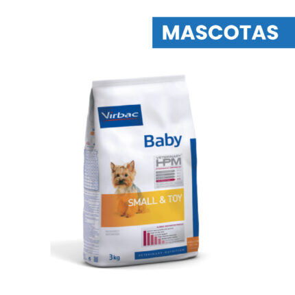 VIRBAC HPM BABY DOG SMALL & TOY X 3 Kg, ALIMENTO MASCOTAS