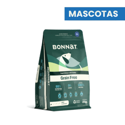 BONNAT GRAIN FREE CANINE ADULT SMALL BREEDS 2 KG, ALIMENTO MASCOTAS