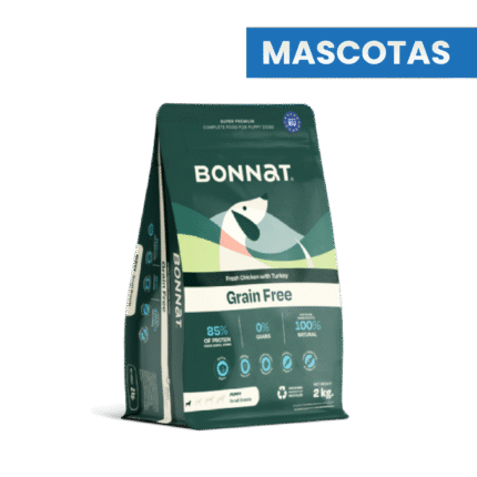 BONNAT GRAIN FREE CANINE PUPPY SMALL BREEDS 2 KG, ALIMENTO MASCOTAS