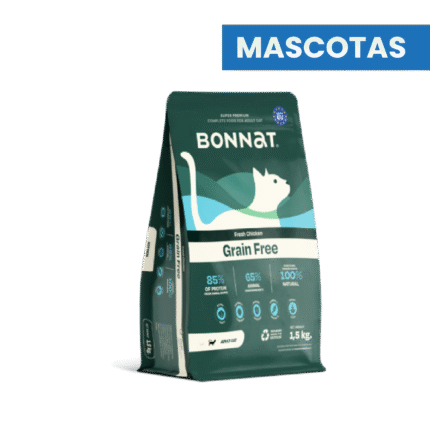 BONNAT GRAIN FREE FELINE ADULT 1,5 KG, ALIMENTO MASCOTAS
