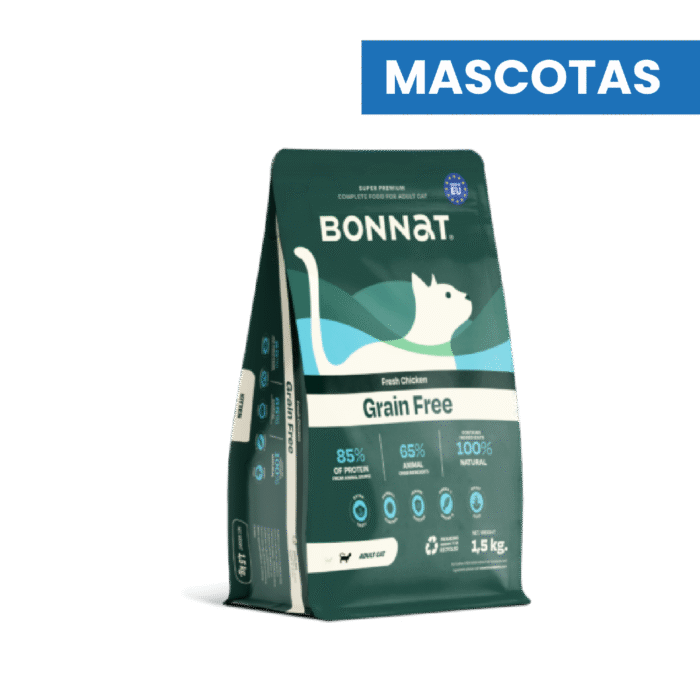 BONNAT GRAIN FREE FELINE ADULT 1,5 KG, ALIMENTO MASCOTAS - Imagen 1