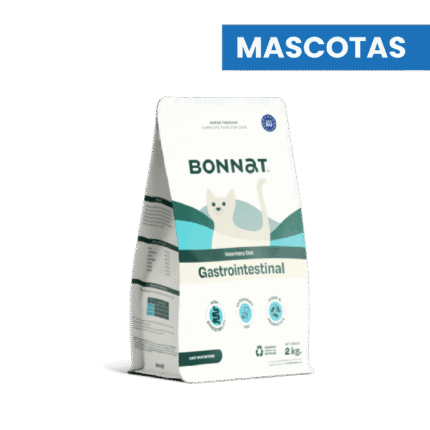 BONNAT VETERINARY DIET FELINE GASTROINTESTINAL 2 KG, ALIMENTO MASCOTAS