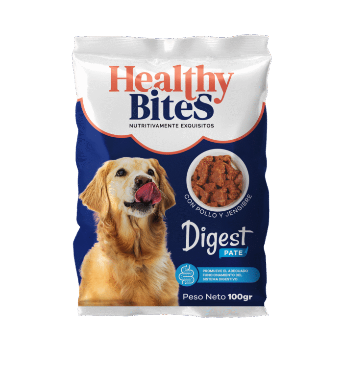 HEALTHY BITES PATE PERRO DIGEST caja por 12 unidades ALIMENTO MASCOTAS - Imagen 2