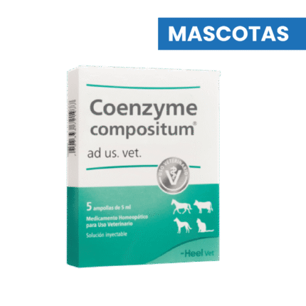 MASCOTAS COENZYME COMPOSITUM AD US VET x 5 ML (Caja x 5 Ampollas) HEEL VETERINARIO HEEL VET