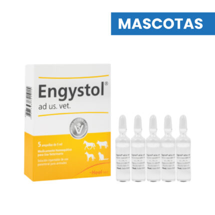 MASCOTAS ENGYSTOL AD US VET (Caja x 5 Ampollas) HEEL VETERINARIO HEEL VET