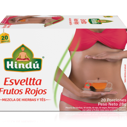 ALIMENTOS Y BEBIDAS ESVELTTA FRUTOS ROJOS TE – HINDÚ – 20 SOBRES BEBIDA