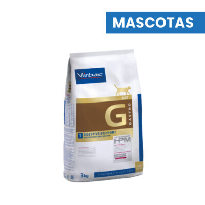 MASCOTAS VIRBAC HPM CAT DIGESTIVE SUPPORT – Apoyo Digestivo Integral – 3 kg ALIMENTOS VET GATOS