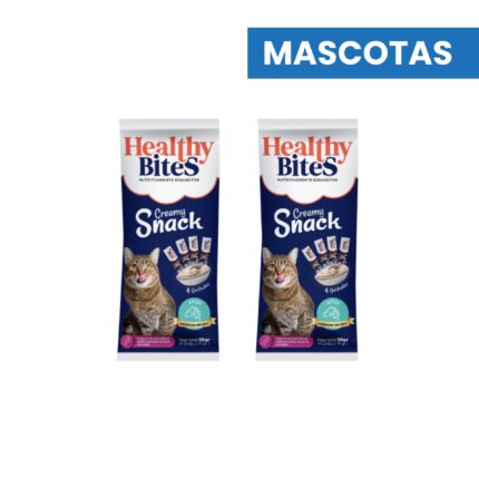 HEALTHY BITES CREAM GATO (Atun) sobre x 4UN 56 gr (X2) ALIMENTO MASCOTAS