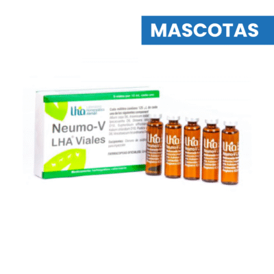 MASCOTAS NEUMO-V LHA – Viales x 10 ml – Caja x 5 Ampollas – Veterinario Mascotas LHA VET