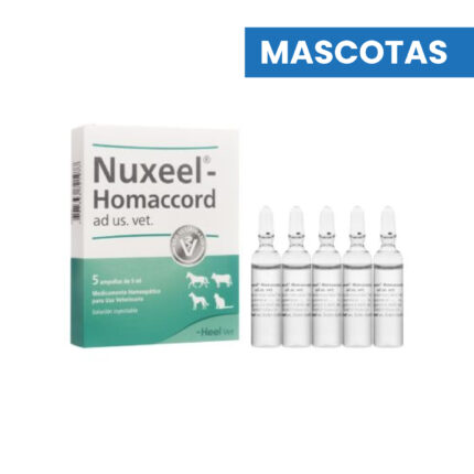 MASCOTAS NUXEEL HOMACCORD AD US VET x 5 ML (Caja x 5 Ampollas) HEEL VETERINARIO HEEL VET