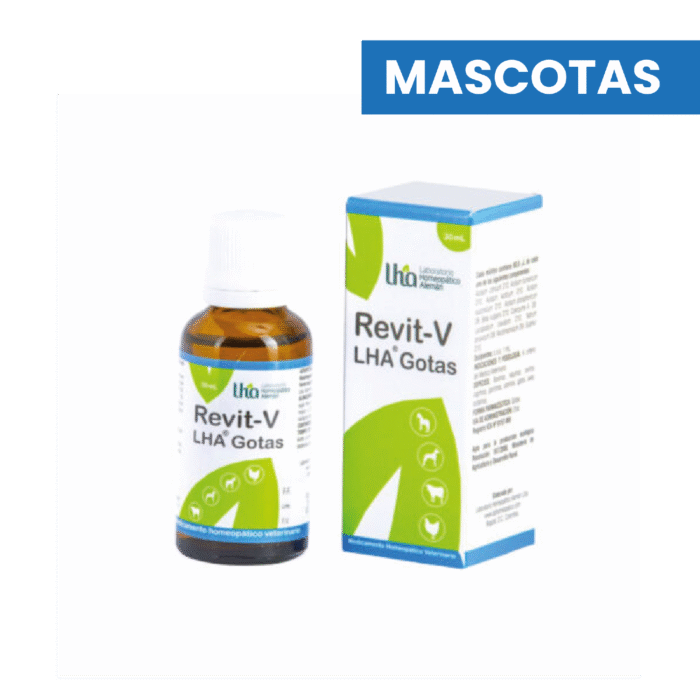 REVIT-V LHA - Gotas x 30 ml - Veterinario Mascotas - Imagen 1