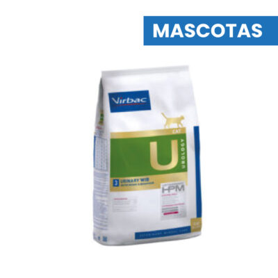 MASCOTAS VIRBAC HPM CAT UROLOGY WIB 3 – Prevencion Recurrente y Cuidado Urinario Integral – 1.5 kg ALIMENTOS VET GATOS