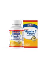 VITAMIN C 1000MG W/CIT BIOF (Frasco x 100 cap) HEALTHY AMERICA