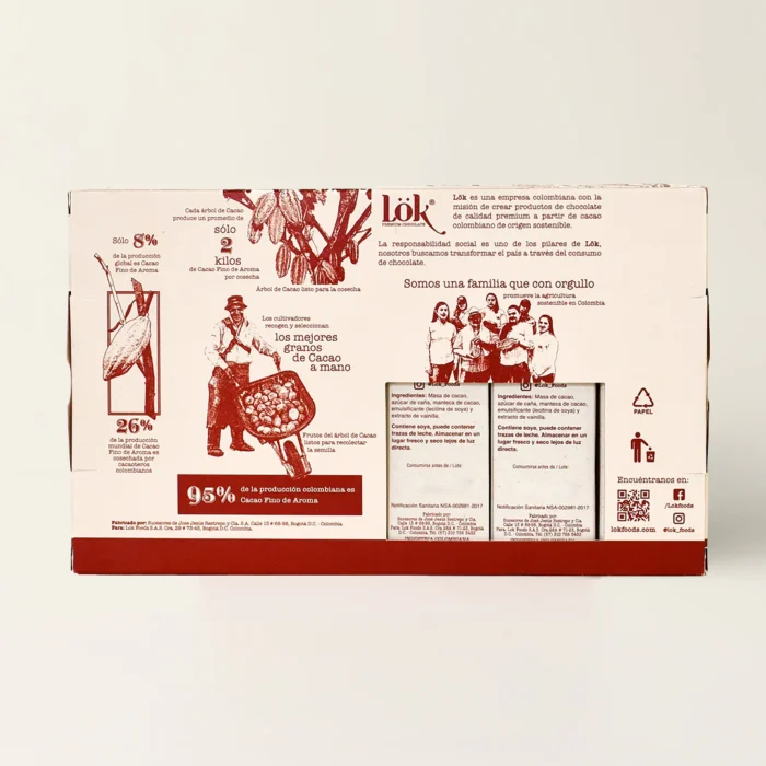 LOK CHOCOLATINA: DOCEPACK BARRAS AL 60% - Imagen 2