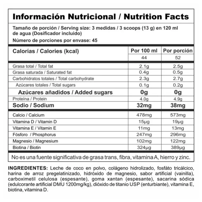 COLLAGEN STACK - Colageno Hidrolizado (Envase x 585 gr) - NUTRAMERICAN - Imagen 2