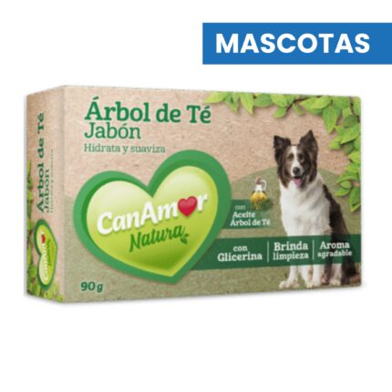 MASCOTAS Jabón árbol de té para perros X 90 GR (CanAmor) ANTIINFLAMATORIO