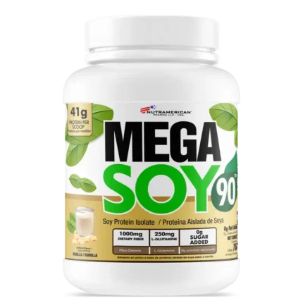 MEGA SOY 90 Proteina de Soya (Envase x 1.65 lb) NUTRAMERICAN