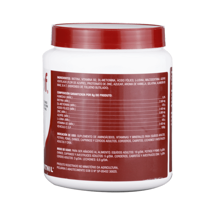 BIO HOOF - Suplemento Equino x 500 gr - VETNIL - Veterinario Caballos - Imagen 2
