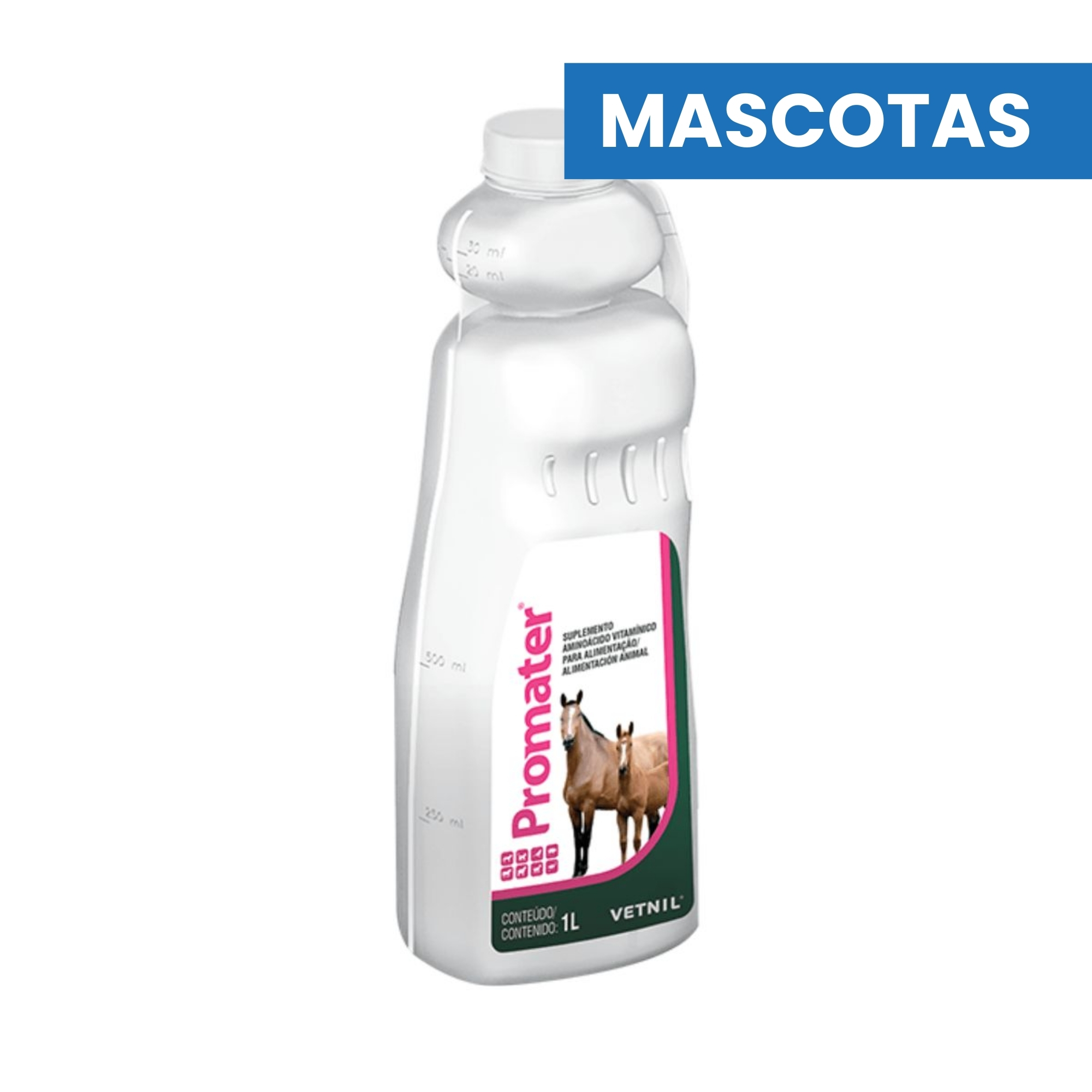 MASCOTAS PROMATER – Suplementeo Equino x 1000 ml – VETNIL – Veterinario Caballos EQUINOS