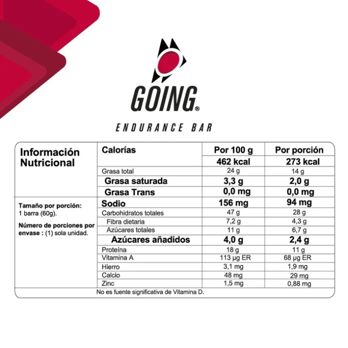 GOING Barra de Proteina x 6 Unids sabor FRUTOS ROJOS - Imagen 2