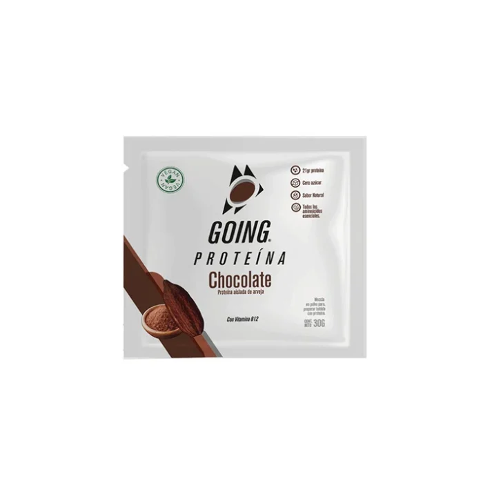 GOING Proteina Vegana Pack x 6 sobres sabor CHOCOLATE - Imagen 2