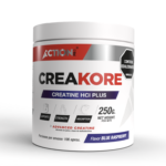 CREAKORE CREATINA HCL PLUS X 250 GRAMOS SABOR FRAMBUESA AZUL ACTION PRO NEWLAB NUTRITION