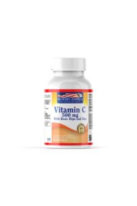 VITAMINA C ROSE 500MG (Frasco x 60 cap) HEALTHY AMERICA