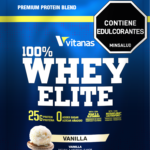 100% WHEY ELITE - Proteina x 5 lbs Vainilla VITANAS