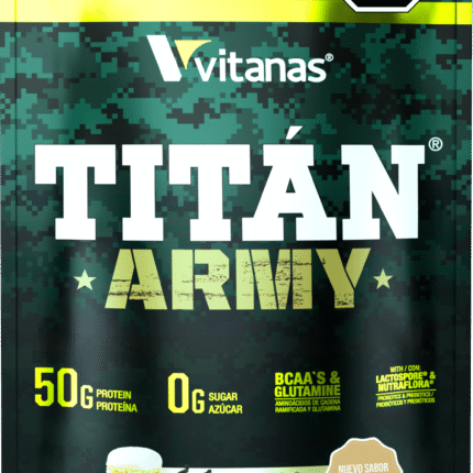 SPORTS TITAN ARMY – Proteina x 2 lbs Vainilla VITANAS AUMENTO DE RENDIMIENTO