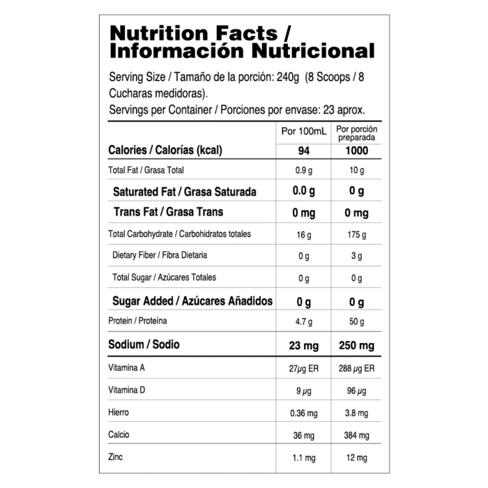 TITAN ARMY - Proteina Hipercalorica x 12 lbs Vainilla VITANAS - Imagen 3