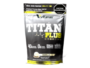 TITAN PLUS - Proteina x 2 libras Vainilla VITANAS