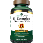B-COMPLEX Vitamina B Apoyo Energetico y Metabolico (Envase x 100 tabletas) MEDICAL GREEN