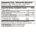MEDICAL GREEN SOYA LECITHIN 1200mg Lecitina de Soya con Fosfolipidos para Salud Celular - 100 Capsulas - Imagen 2