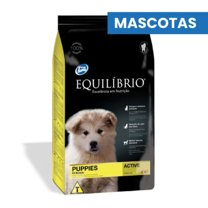 MASCOTAS EQUILIBRIO Alimento para Cachorros Razas Medianas – Proteinas para Mejor Desarrollo – Salud Digestiva y optima Nutricion – 2kg – ADM ADM