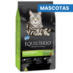 EQUILIBRIO Alimento para Gatos Castrados Adultos Hairball - Prevencion Bolas de Pelo y Salud Urinaria - 1.5kg - ADM