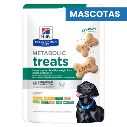 HILL'S Prescription Diet - METABOLIC TREATS - Premios para Perros - Control del Apetito y Mejora del Metabolismo - 340g