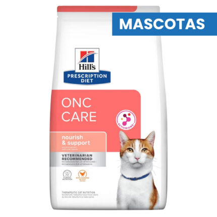 HILL'S Prescription Diet - ONC CARE - Alimento Humedo de Pollo para Gatos - Nutricion Poderosa para Mascotas con Cancer, Estimula el Apetito - 3,2kg