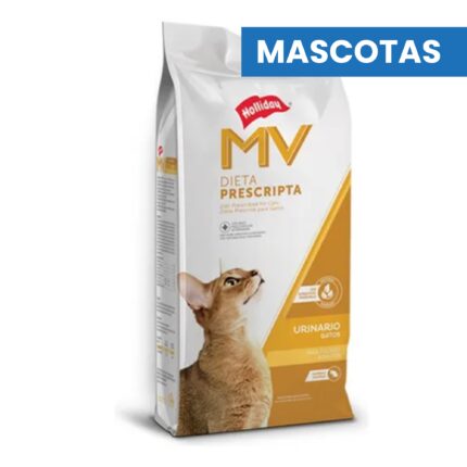 MV Gatos Vias Urinarias Bajas - Dieta Prescripta para Gatos con Enfermedad de Vias Urinarias Bajas - 2 kg - HOLLIDAY