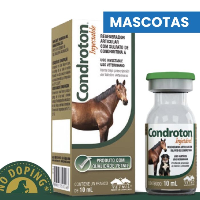 VETNIL CONDROTON Inyectable - Regenerador Articular para Caballos - 10 ml - Veterinario Caballos - Imagen 1
