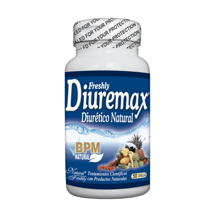 DIUREMAX – Diurético Natural – Natural Freshly – Frasco x 50 cápsulas - Imagen 1