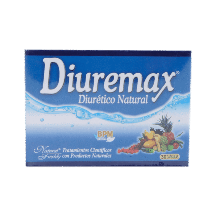 DIUREMAX  Diuretico Natural  Natural Freshly  Blister x30 capsulas - Imagen 1