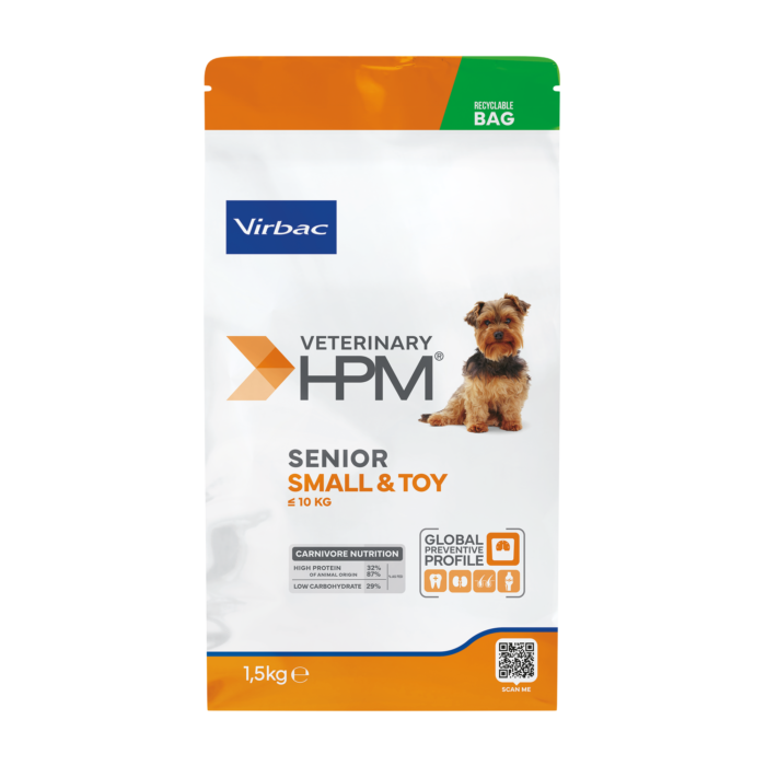 VIRBAC HPM ADULT NEUTERED DOG SMALL & TOY  Control de Peso y Salud Dental 1.5 kg - Imagen 2
