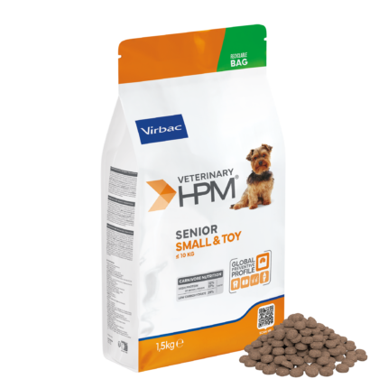 VIRBAC HPM ADULT NEUTERED DOG SMALL & TOY – Control de Peso y Salud Dental 1.5 kg